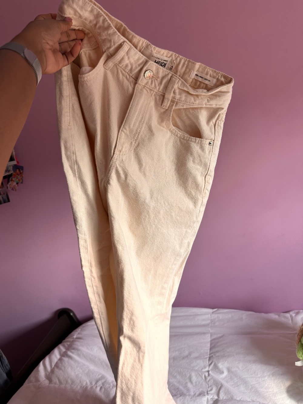 DYNAMITE BEIGE JEANS